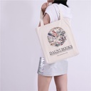 10Oz Canvas Cotton Tote Bags Carrier Bags(Side & Base) Logo Full Colour Printing Customize for Promtion Gift