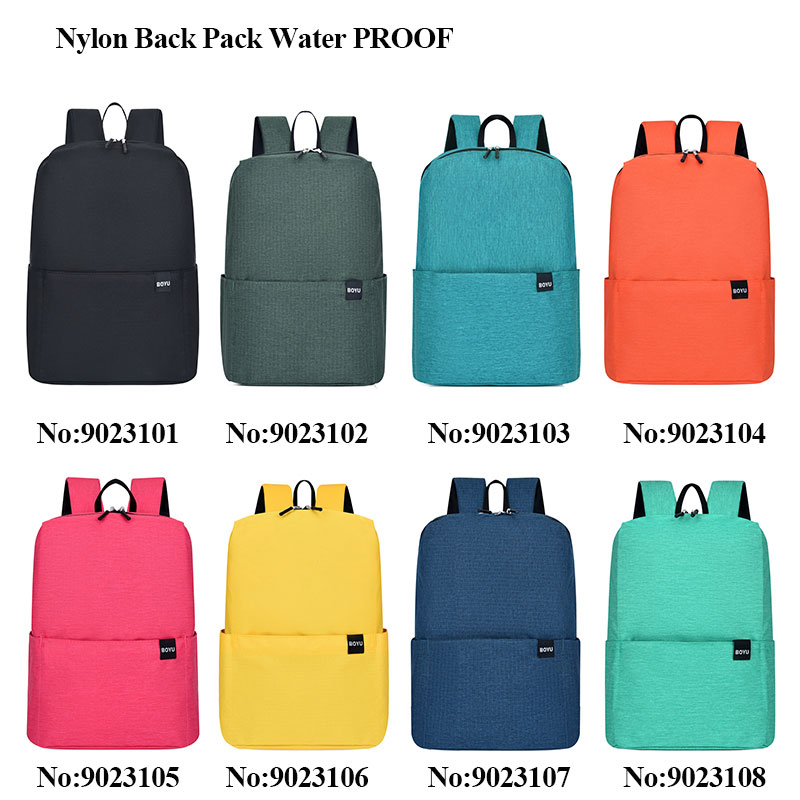 Back Pack Nylon water proof