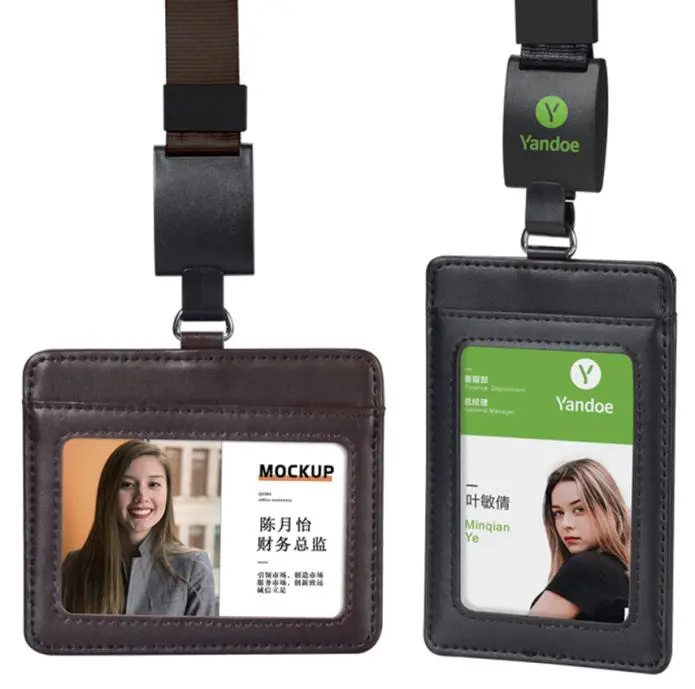 Custom ID Card Holder with Lanyard – Professional Badge Solution​